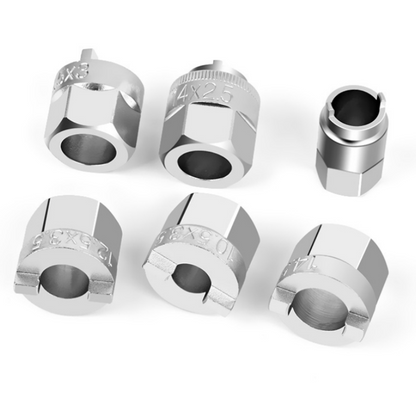 Fjädring Stötdämpare Stagmutterborttagningsverktyg Hylsa 18 PCS Kit