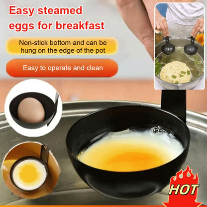 🍳50% RABATT!! 🥚 2026 Hanging Ear Silicone Poached Egg Molds | Non-Stick Easy-Release for Perfect Eggs Every Time | Dishwasher-Safe & BPA-Free