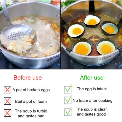 🍳50% RABATT!! 🥚 2026 Hanging Ear Silicone Poached Egg Molds | Non-Stick Easy-Release for Perfect Eggs Every Time | Dishwasher-Safe & BPA-Free