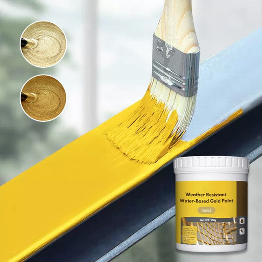 ⏳Begränsat erbjudande⏰Väderbeständig guldfärg på vattenbasis💛