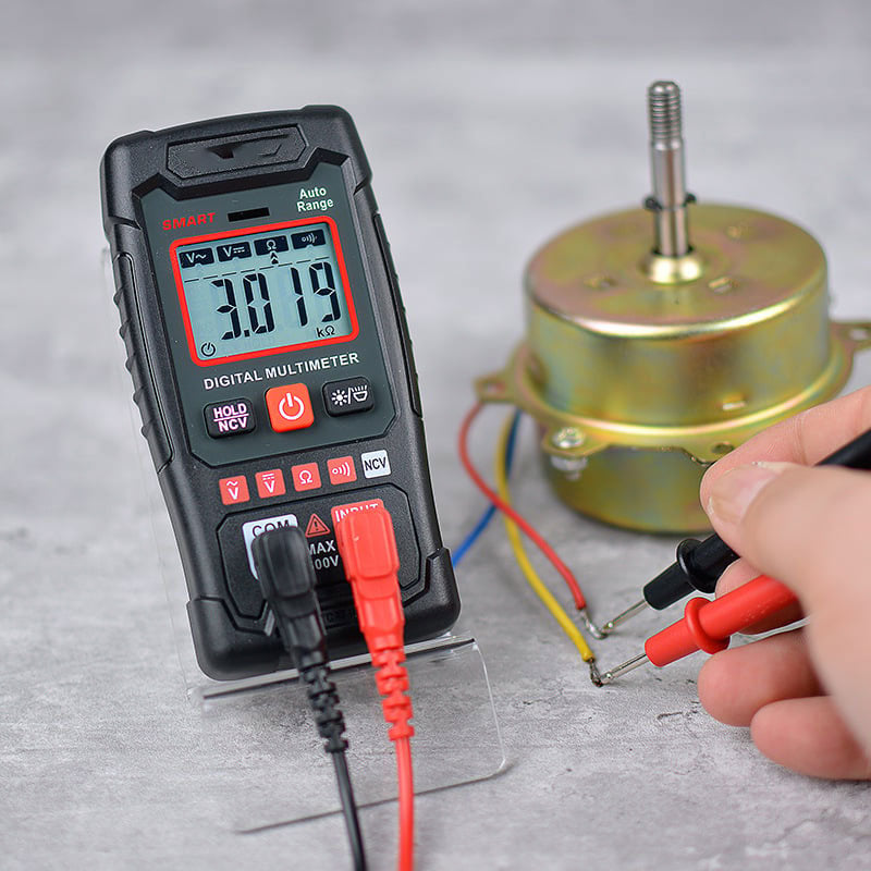 🔧⚡️ Smart multimeter mot brännskador! 4000 räkningar, automatiskt val av mätområde, handflatstor mätanordning med noll fel ✨
