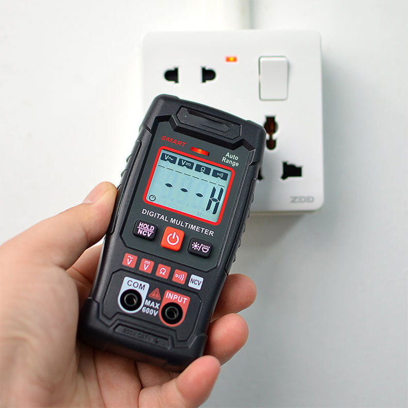 🔧⚡️ Smart multimeter mot brännskador! 4000 räkningar, automatiskt val av mätområde, handflatstor mätanordning med noll fel ✨
