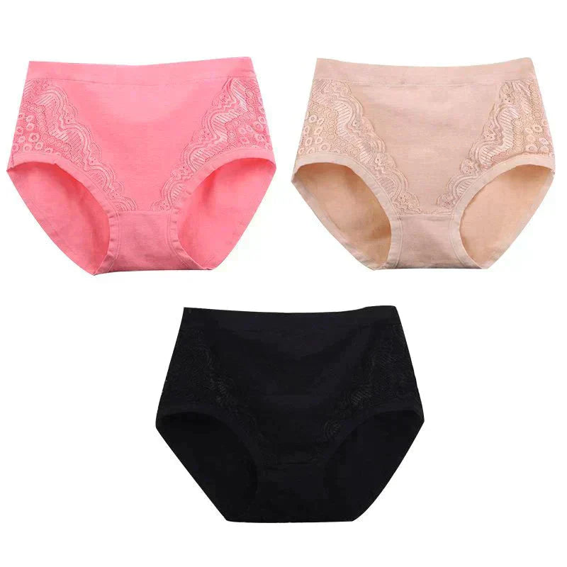 🔥⏰Köp 2 få 1 gratis🔥2025 Plus Size High Waist läckagesäkra bomullstrosor