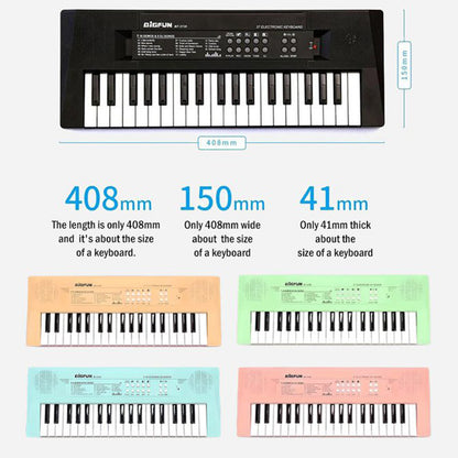 Bärbart elektroniskt pianotangentbord med 37 tangenter
