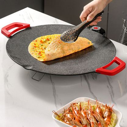 🔥 50% RABATT! Fri frakt! 🔥 🍳 Non-stick elektrisk bakplåt ✨ Lämplig för inomhus- och utomhusbruk ⚡ Nyckelfunktioner: ✅ Extra stor yta (40x25 cm) - kan grilla 4 portioner samtidigt ✅ Justerbar temperatur (80-230°C) ✅ Lätt att rengöra