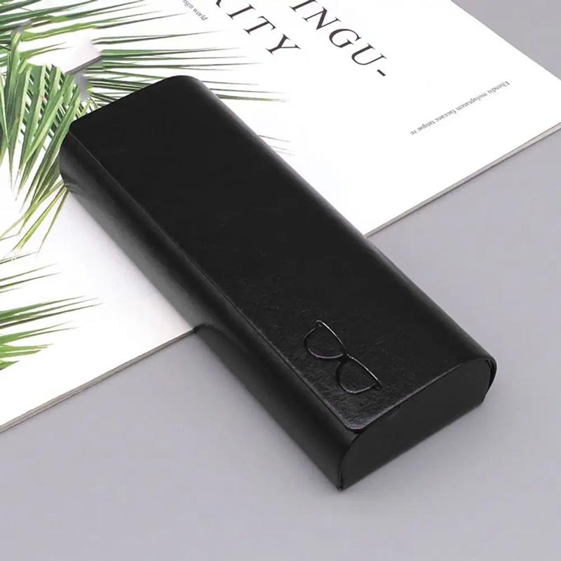 Produkt A✨Minimalistisk glasögonfodral i hårt läder