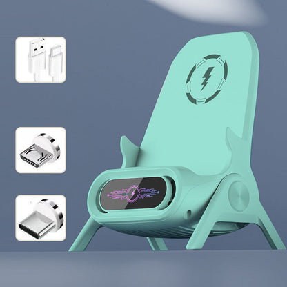 📱 50% RABATT NU! ✨ Telefonhållare med Trådlös Snabbladdning - Universell 360° Justerbar för Bil, Kontor och Hemmet 🚗💻