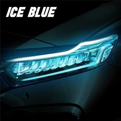 🎉 2026 REA — Över 28 000 sålda!💡 2-pack Flexibel LED-flytande signallampa för bil - Vattentät Tvåfärgad 12V Slinga ⚡