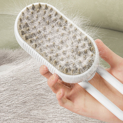 🐾 50% RABATT NU!💦 Multi-Funktionell Pet Spray Massagekam – 3-i-1 Pälsvård & Inget Flygande Hår – Ultimata Husdjurs-SPA ✨