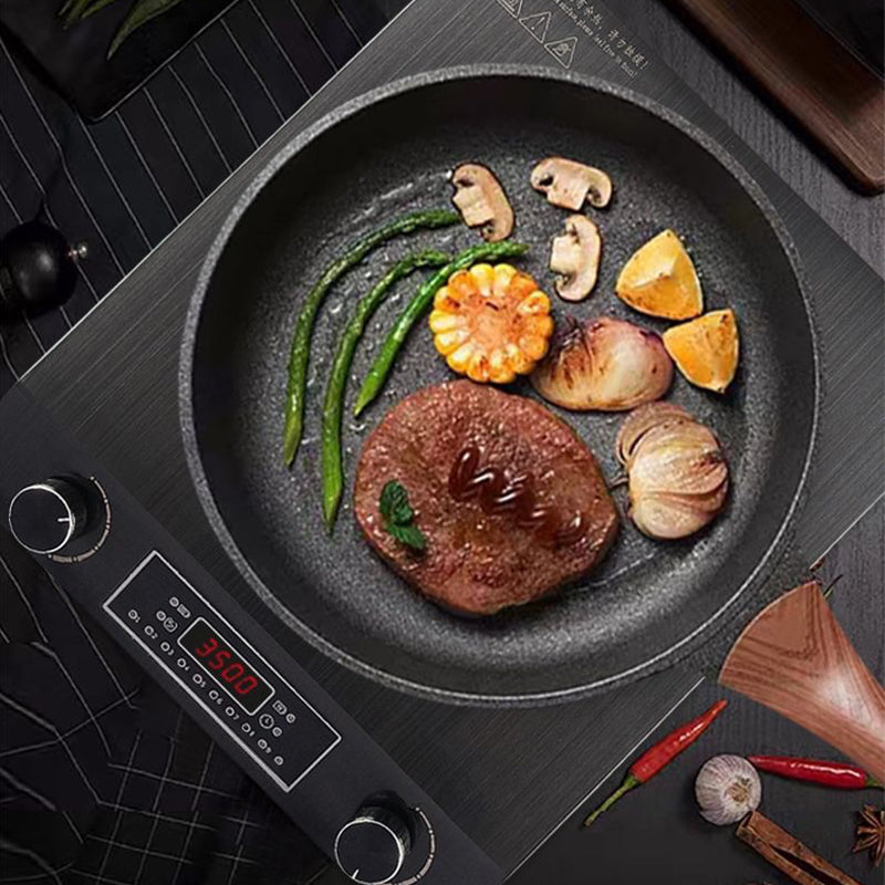 🔥3500W Konkav Induktionshäll med 10 Temperaturinställningar