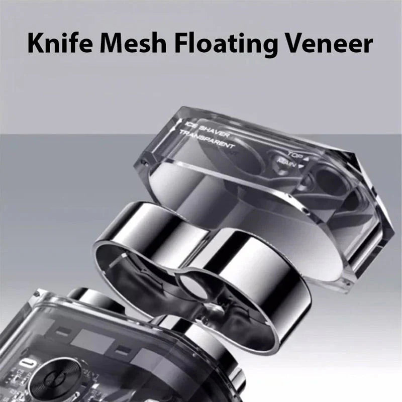 🔥2025 Senaste Versionen🔥Mini Transparent Body Dual Head Magnetic Electric Rakapparat