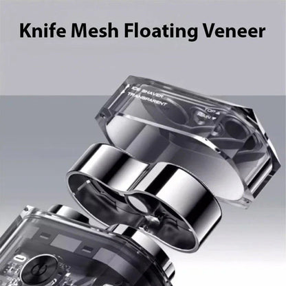 🔥2025 Senaste Versionen🔥Mini Transparent Body Dual Head Magnetic Electric Rakapparat