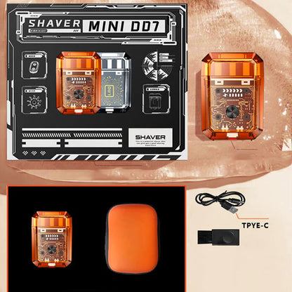 🔥2025 Senaste Versionen🔥Mini Transparent Body Dual Head Magnetic Electric Rakapparat