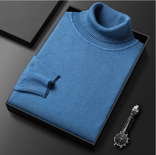 💥 60% RABATT NU! ✨ Premium Enfärgad Herrtröja - Mjuk Bomullströja med Modern Passform för Vardag och Kontor 👔🎯