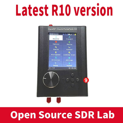HackRF One R10 SDR med Portapack H2 & Mayhem 2.0.1 Firmware