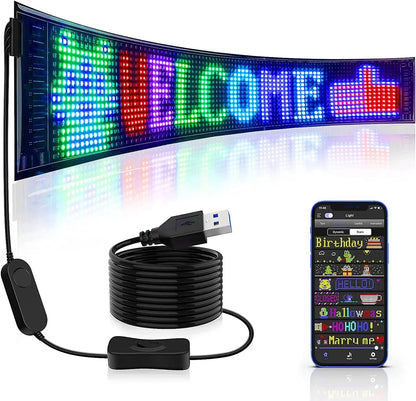 Fordon Bluetooth LED flexibel display
