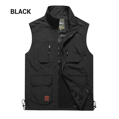 Outdoor Fishing Quick-dry Zipper Vest with Multi-pockets（55% OFF）