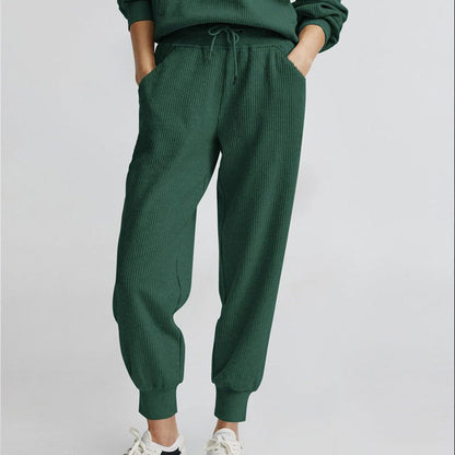 Långärmad Halvzip Sweatsuit Set