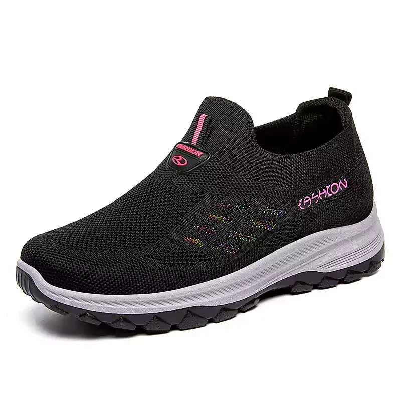 👟 60% RABATT! 🦶 Fly Stickad Vävd Ortopedisk Sko med Stöd För Hålfoten – Andningsbar, Stötdämpande & Perfekt För Hela Dagars Komfort 👣