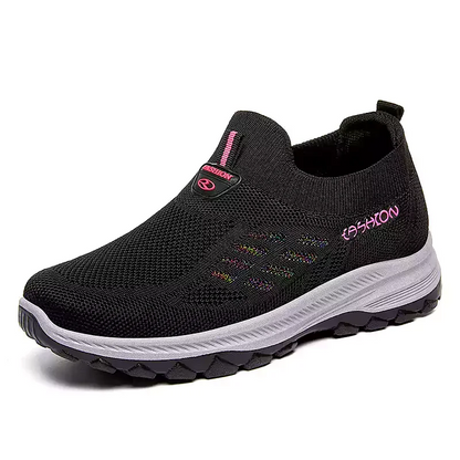 👟 60% RABATT! 🦶 Fly Stickad Vävd Ortopedisk Sko med Stöd För Hålfoten – Andningsbar, Stötdämpande & Perfekt För Hela Dagars Komfort 👣