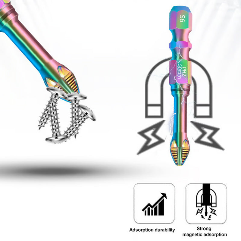 Kraftfullt, slitstarkt och halkfritt magnetiskt skruvmejselhuvud