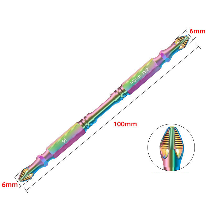 Kraftfullt, slitstarkt och halkfritt magnetiskt skruvmejselhuvud