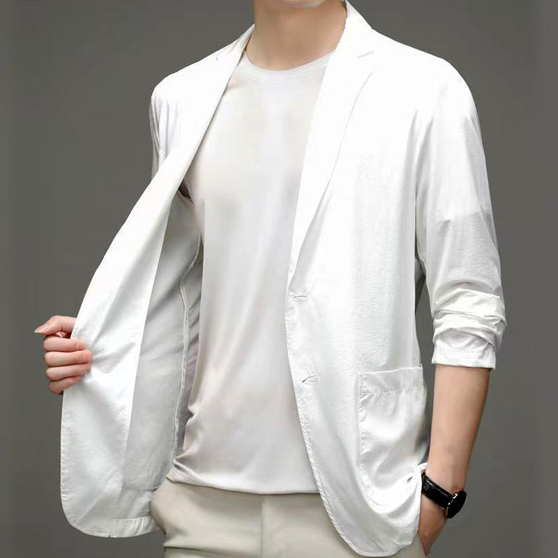 👔 50% RABATT! ☀️ Lättvikts Kostymjacka för Män – Andas, Elegant & Perfekt för Sommar 🕴️