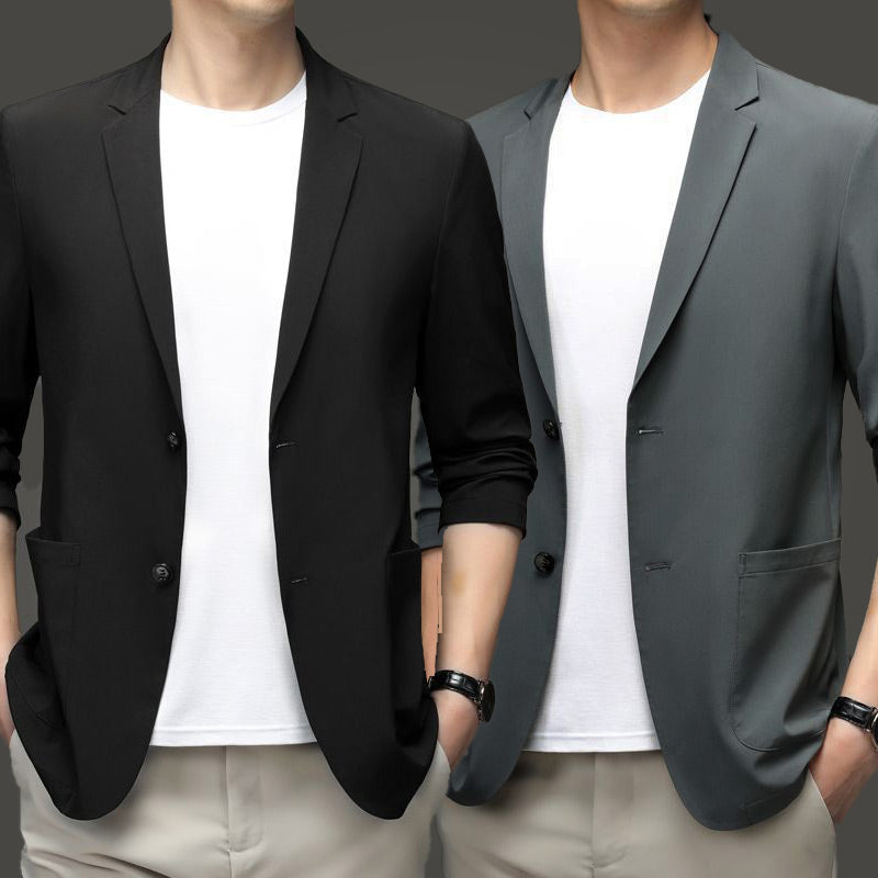 👔 50% RABATT! ☀️ Lättvikts Kostymjacka för Män – Andas, Elegant & Perfekt för Sommar 🕴️