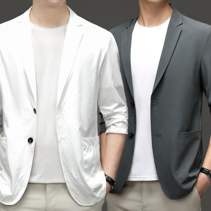 👔 50% RABATT! ☀️ Lättvikts Kostymjacka för Män – Andas, Elegant & Perfekt för Sommar 🕴️