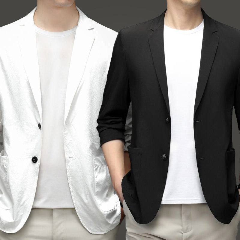 👔 50% RABATT! ☀️ Lättvikts Kostymjacka för Män – Andas, Elegant & Perfekt för Sommar 🕴️