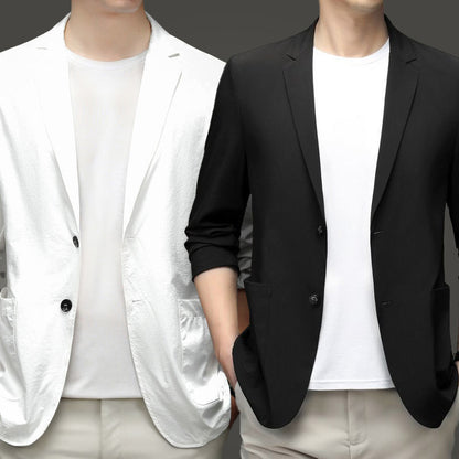 👔 50% RABATT! ☀️ Lättvikts Kostymjacka för Män – Andas, Elegant & Perfekt för Sommar 🕴️