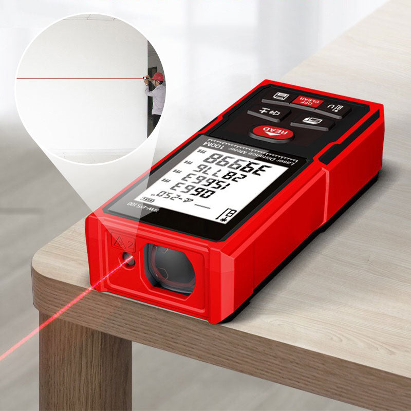 Bärbar digital laseravståndsmätare