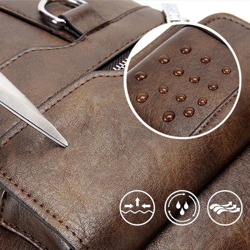 💼 50% RABATT! 🚶‍♂️ Bärbar budväska för män – Slitstark, rymlig & justerbar – perfekt för pendling, resor eller vardagsbruk 📦