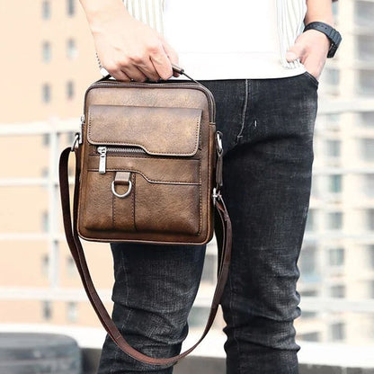 💼 50% RABATT! 🚶‍♂️ Bärbar budväska för män – Slitstark, rymlig & justerbar – perfekt för pendling, resor eller vardagsbruk 📦