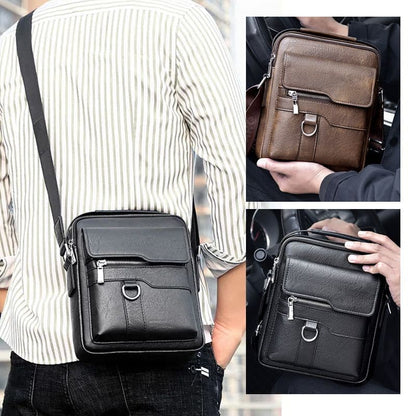💼 50% RABATT! 🚶‍♂️ Bärbar budväska för män – Slitstark, rymlig & justerbar – perfekt för pendling, resor eller vardagsbruk 📦