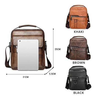 💼 50% RABATT! 🚶‍♂️ Bärbar budväska för män – Slitstark, rymlig & justerbar – perfekt för pendling, resor eller vardagsbruk 📦