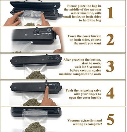 (BEGRÄNSAD TID REA- SPAR 50% RABATT)🔥Vakuumkonserveringsmaskin🔥