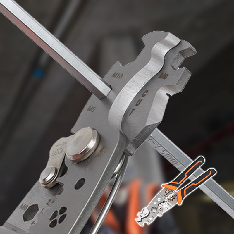 Multifunktionell avbitartång och krymptång