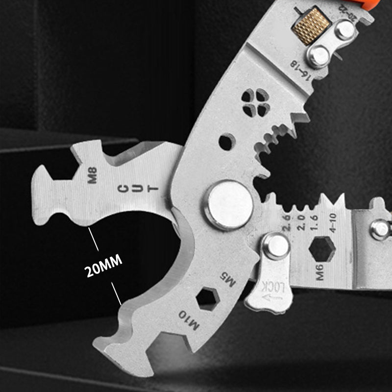 Multifunktionell avbitartång och krymptång