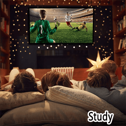 📺 50% RABATT NU! ✨ Jättestor Bärbar Utomhusbiografskärm - 4K HD-projektion med Justerbart Stativ för Cinemaupplevelse i Trädgården 🎬🌟