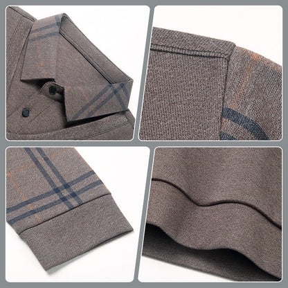 💥Svarta fredagen-erbjudande – 49 % rabatt🔥Tvådelade stickade tröjor i imitationsmaterial för män