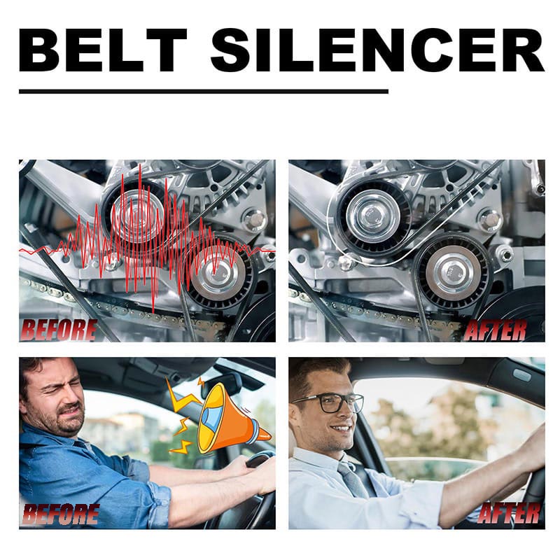 🔥KÖP 2 FÅ 1 GRATIS🔥🔥Ljuddämpare för bilens motorrem