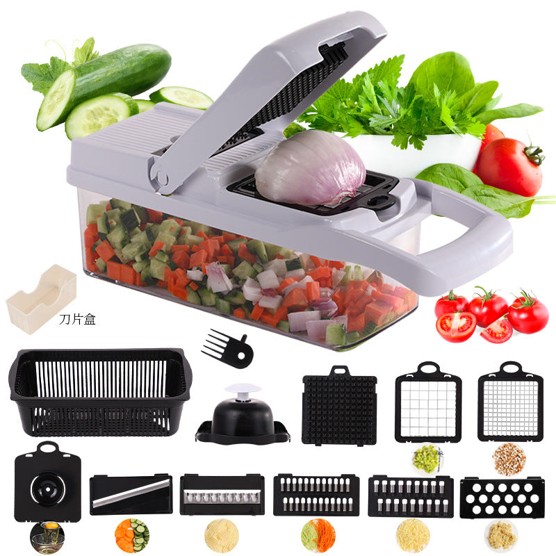 ✈️Fri leverans✈️Flerfunktions grönsaksskärare | 15-delars set🥗（🔥50% rabatt）