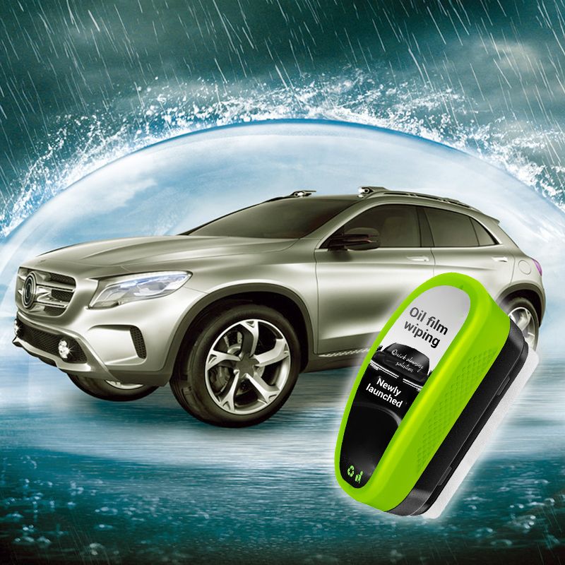 🚗 KÖP 2 FÅ 3! ✨ Grön Oljefilmsrengörare 2.0 - Tar Omedelbart Bort Fettrester och Lägger Skyddande Antireflexbeläggning på Bilglas 🌙✨