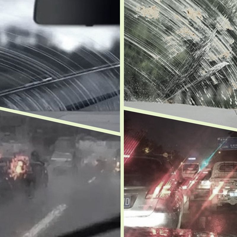 🚗 KÖP 2 FÅ 3! ✨ Grön Oljefilmsrengörare 2.0 - Tar Omedelbart Bort Fettrester och Lägger Skyddande Antireflexbeläggning på Bilglas 🌙✨