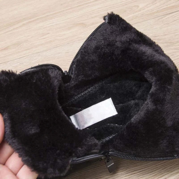 Fri leverans Mäns vattentäta varma bomull dragkedja snö fotledsstövlar (HOT SALE !!!-49% OFF under en begränsad tid)