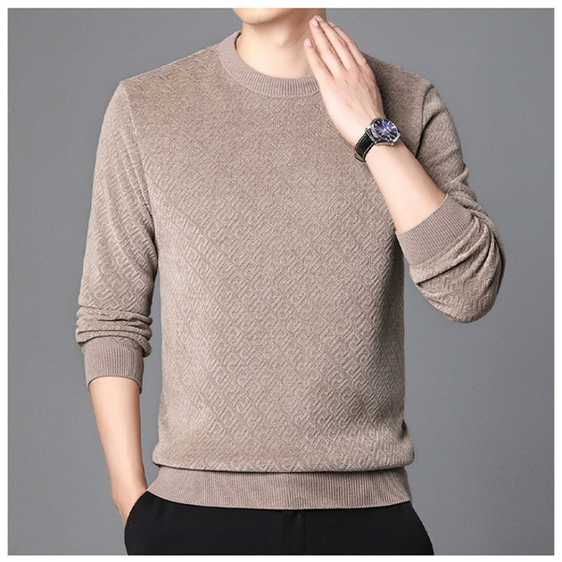 Thickened Crew Neck Sweater för män