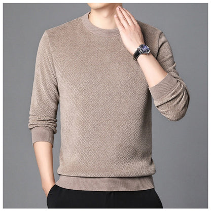 Thickened Crew Neck Sweater för män
