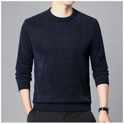 Thickened Crew Neck Sweater för män