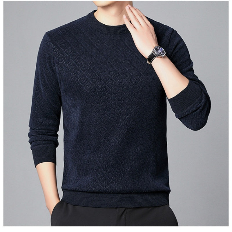 Thickened Crew Neck Sweater för män